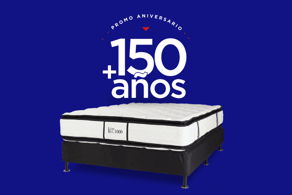 ¡Cumplimos años! Y lo festejamos con descuentos para vos. 60% OFF en todos los colchones y sommiers. Válido del 19/09/24 al 23/09/24.